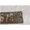 Image 2 : 1920 Alberta license plate