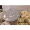 Image 3 : plastic serving trays - hanging bar clock light