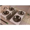 Image 4 : 2X The Money - Pet Bowls in wood stands