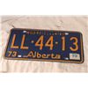 Image 2 : 1973 + 1992 Alberta/Manitoba license plates
