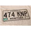 Image 3 : 1973 + 1992 Alberta/Manitoba license plates