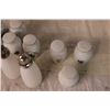 Image 3 : milk glass S&P Shakers and lot of spice jars