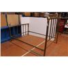 Image 1 : brass headboard, footboard, and frame 54x74