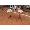 Image 1 : 2 plant stands 27"tall 16" diameter