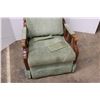 Image 2 : Green Fabric Rocking Chair