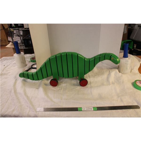 wooden snake dinosaur 32  long