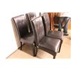 Image 4 : 4 (vinyl or Leather) upholdstered chairs
