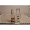 Image 1 : Red Deer Beverages Alberta pop bottle + Model Dairies Calgary Milk Bottle