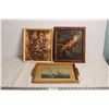 Image 1 : 2 Copper Pictures + glass serving tray sailboat picture