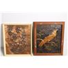 Image 2 : 2 Copper Pictures + glass serving tray sailboat picture