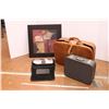 Image 1 : Framed Picture + luggage Bags, 4 piece Floor Mats