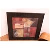 Image 4 : Framed Picture + luggage Bags, 4 piece Floor Mats