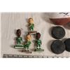 Image 6 : Sask Roghrider bobble heads, mini footballs, advertising pucks