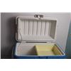 Image 3 : Coleman High Boy Cooler - baby blue, good condition, with tray