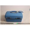 Image 1 : Vintage Samsonite Baby Blue Hand Luggage container (plastic, 14" wide x8" Tall")