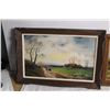 Image 2 : Antique Oil Paintings on Canvas - WL Greenslade artist