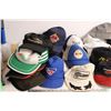 Image 3 : Vintage Hat lot, WWF pilsner, detroi red wings, harley davidson, etc (needs cleaning)