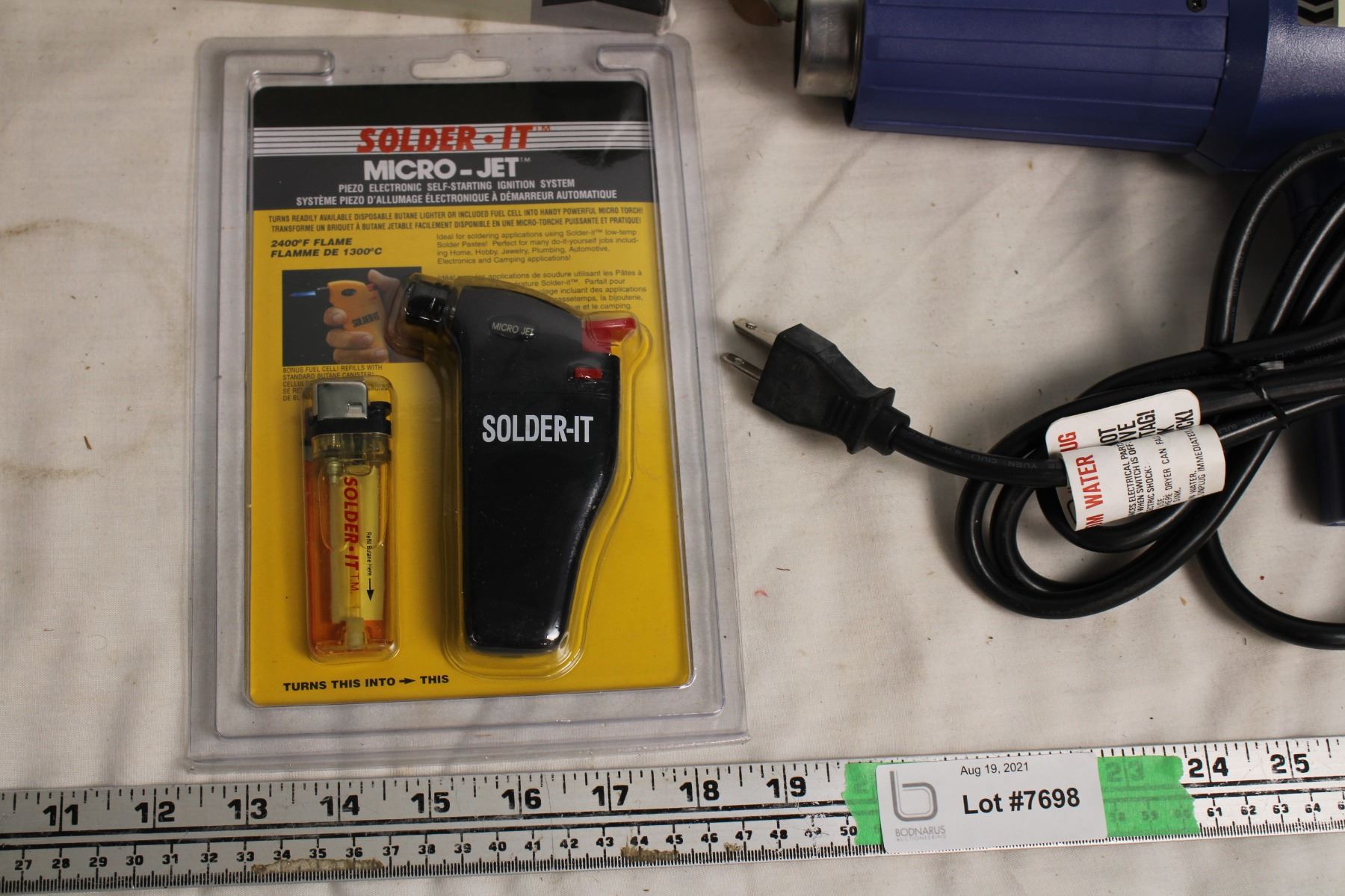 Heatgun (1500W) Solderit micro jet. good condition