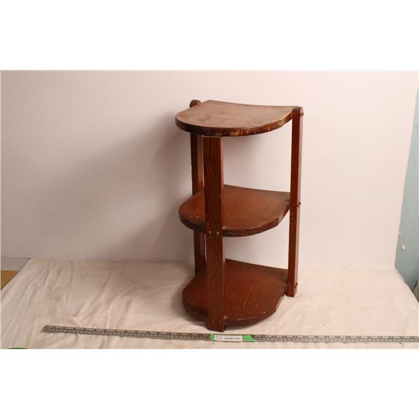 Small Vintage wooden shelf - 20  Tall