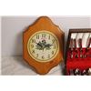 Image 2 : Cutlery in Box with Bulova Clock