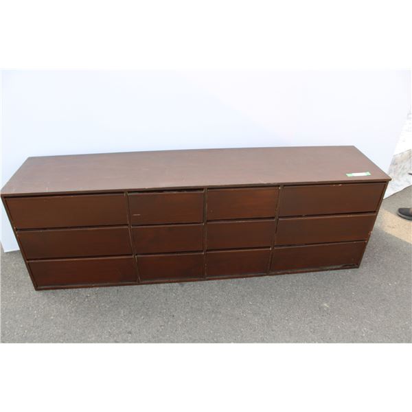 storage cabinet 12 drawer 71"x16"