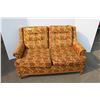 Image 1 : floral pattern loveseat - signs of wear 52" lomg