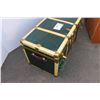 Image 2 : metal storage trunk (green) 36"x20" (with key)