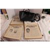 Image 1 : smart fitness black purse with 1929 books magazines