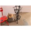 Image 3 : Plant stand, metal rack, chair, gas can