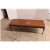 Image 1 : wooden coffee table 56"x19"