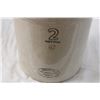 Image 2 : 2 imperial gallon medalta stoneware crock with lid (lid has a chip)