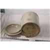 Image 5 : 2 imperial gallon medalta stoneware crock with lid (lid has a chip)