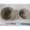 Image 3 : 2 small stoneware crocks