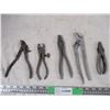 Image 1 : (5) vintage pliers