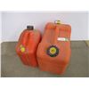 Image 1 : (2) plastic gas cans