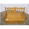 Image 1 : wooden sitting bench 30" x 14"