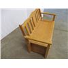 Image 2 : wooden sitting bench 30" x 14"