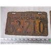 Image 2 : 2X The Money - 1929 sask license plate