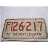 Image 2 : 2X The Money - consecutive number 1975 Sask license plates