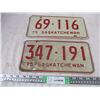 Image 1 : 1975 sask license plate