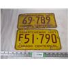 Image 1 : 1967 sask license plates (2)