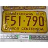 Image 3 : 1967 sask license plates (2)
