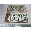 Image 1 : 1955 sask license plates (2)