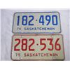Image 2 : 3X The Money - 1974,75,76 sask license plates