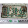 Image 3 : pair of 1867-1967 Alberta license plates
