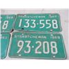 Image 3 : (4) 1969 Sask License plate