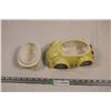 Image 3 : Beetle Car ceramic cookie/candy Jar - 9" long