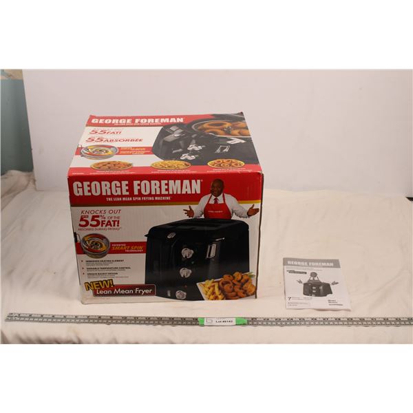 George Foreman Lean Mean Fryer (appears new in box)