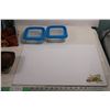 Image 4 : Food Dehydrator as seen on TV (appers new), Glass Cutting board, glass storage containers