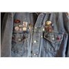 Image 2 : harley davidson jean jacket (M) with lapel pins